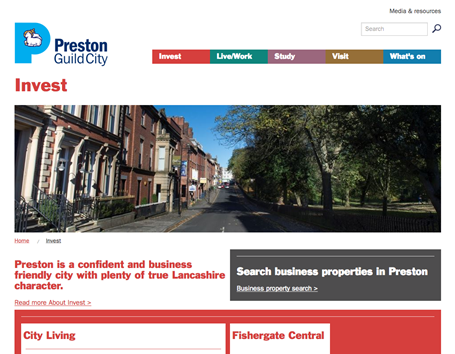 Preston Guild City inward investment