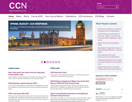 County Councils Network - home page