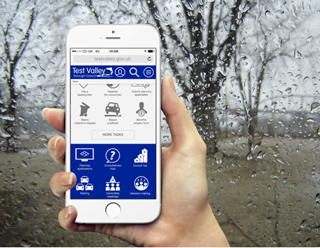 Responsive website design for Test Valley District Council
