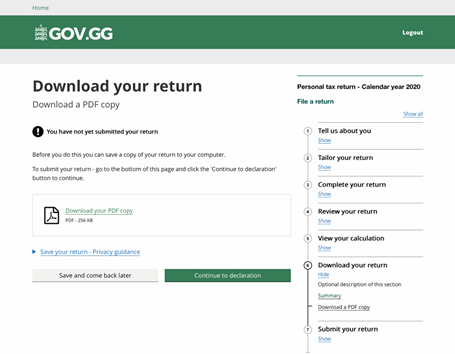 Downloading a PDF of your return is very helpful for your tax records, wether its for yourself or one of your clients.