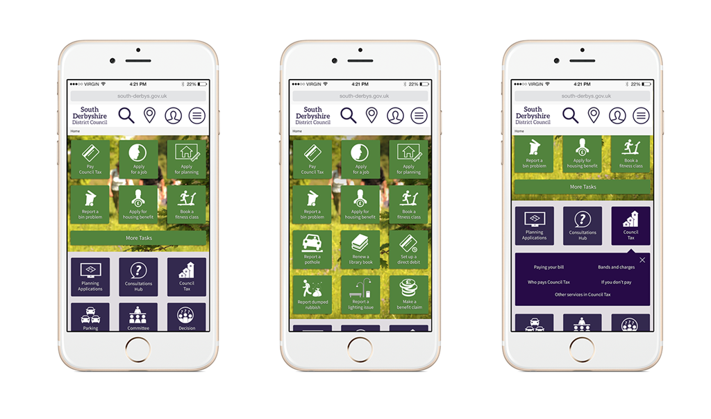 South Derbyshire District Council home page