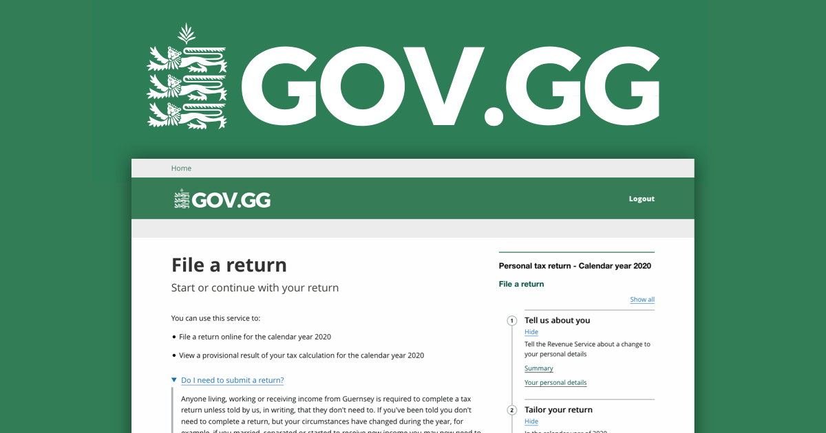 States of Guernsey online tax return service Labs